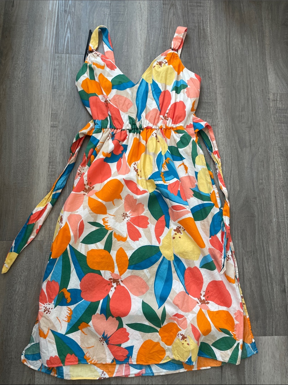 Vince Camuto Multicolor Floral Sundress with Straps